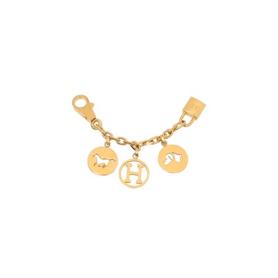 HERMÈS GOLD BRELOQUE OLGA BAG CHARM 